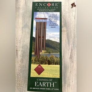 Woodstock Chimes • Chimes of Earth (from the Encore Collection) •Bronze • New